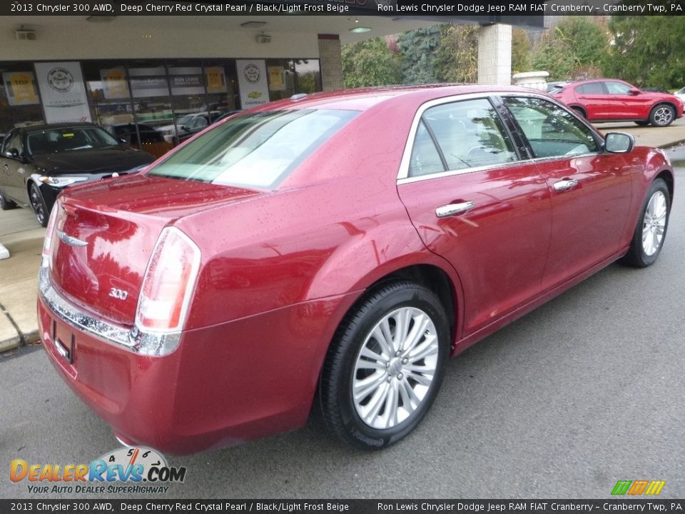 2013 Chrysler 300 AWD Deep Cherry Red Crystal Pearl / Black/Light Frost Beige Photo #2