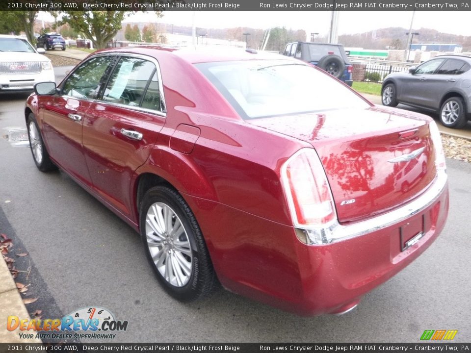 2013 Chrysler 300 AWD Deep Cherry Red Crystal Pearl / Black/Light Frost Beige Photo #7