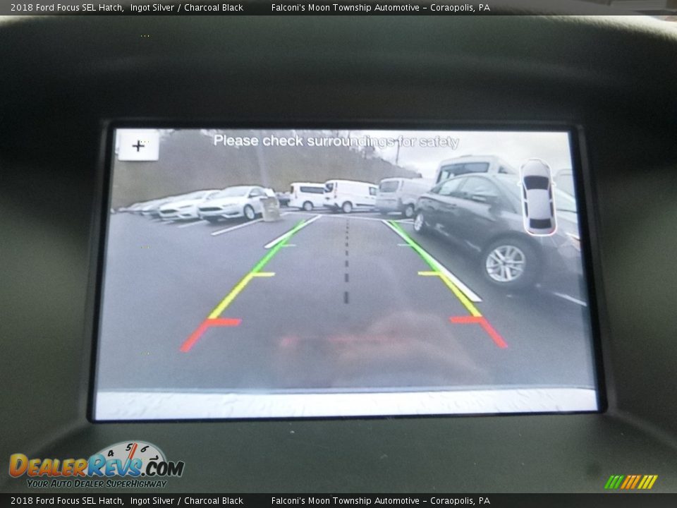 2018 Ford Focus SEL Hatch Ingot Silver / Charcoal Black Photo #15