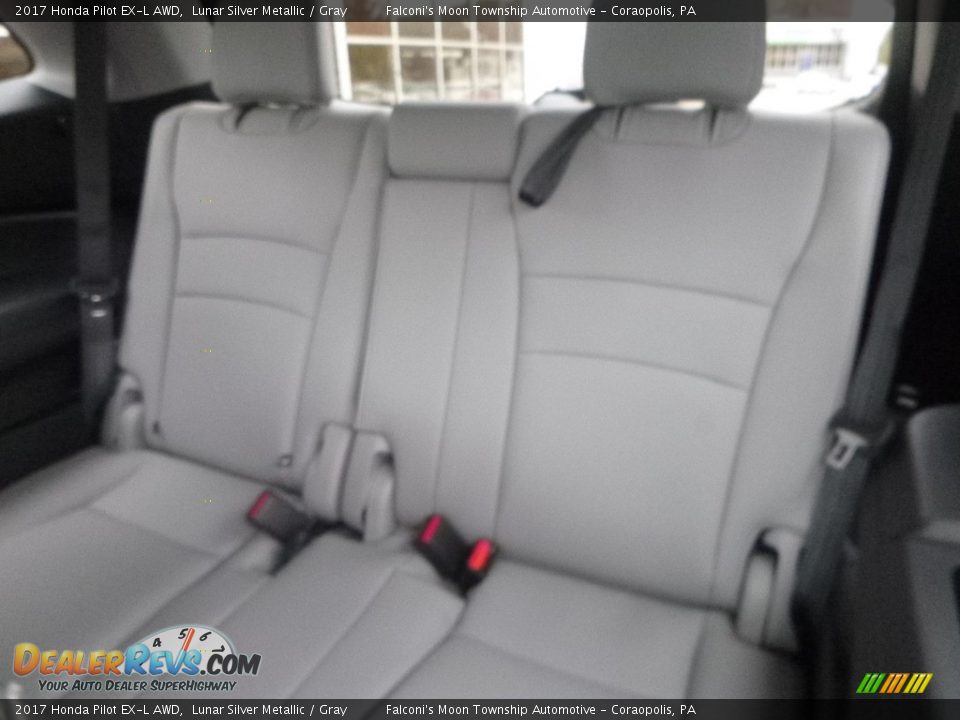 2017 Honda Pilot EX-L AWD Lunar Silver Metallic / Gray Photo #9