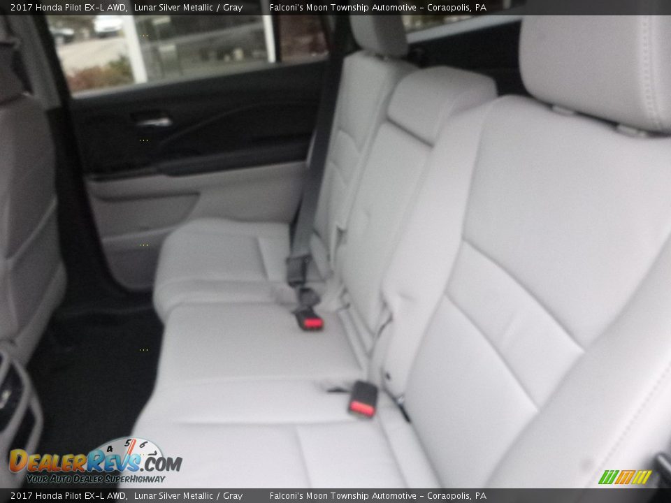 2017 Honda Pilot EX-L AWD Lunar Silver Metallic / Gray Photo #10