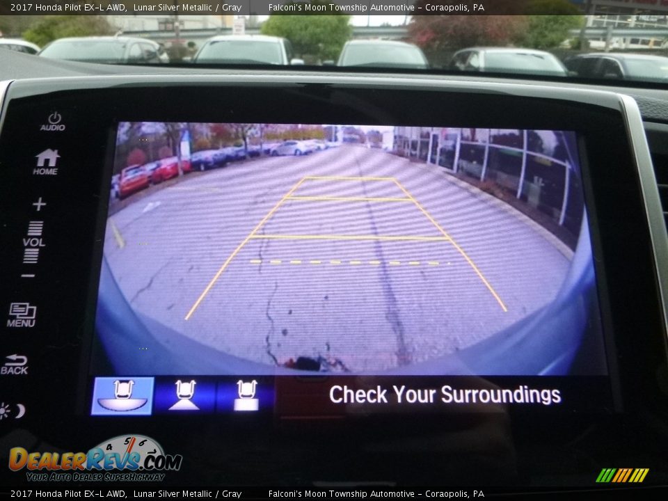 2017 Honda Pilot EX-L AWD Lunar Silver Metallic / Gray Photo #15
