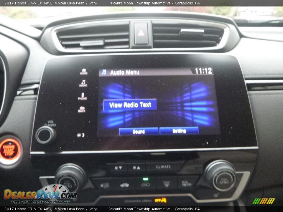 2017 Honda CR-V EX AWD Molten Lava Pearl / Ivory Photo #14