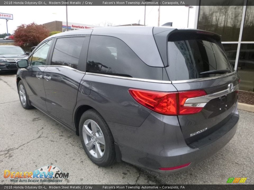 2018 Honda Odyssey EX-L Modern Steel Metallic / Gray Photo #2