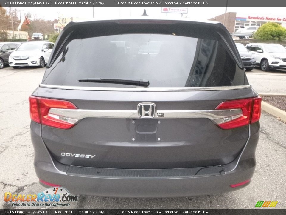 2018 Honda Odyssey EX-L Modern Steel Metallic / Gray Photo #3