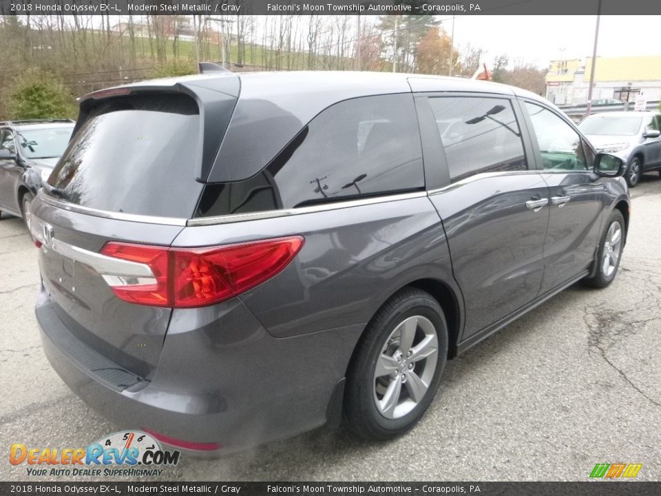 2018 Honda Odyssey EX-L Modern Steel Metallic / Gray Photo #4