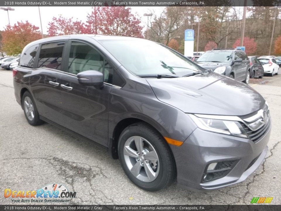2018 Honda Odyssey EX-L Modern Steel Metallic / Gray Photo #5