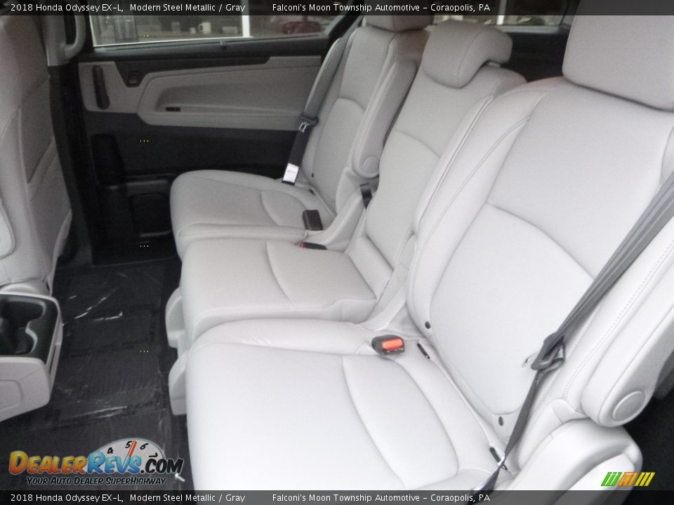 2018 Honda Odyssey EX-L Modern Steel Metallic / Gray Photo #9