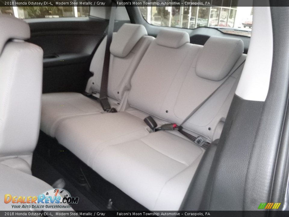 2018 Honda Odyssey EX-L Modern Steel Metallic / Gray Photo #10