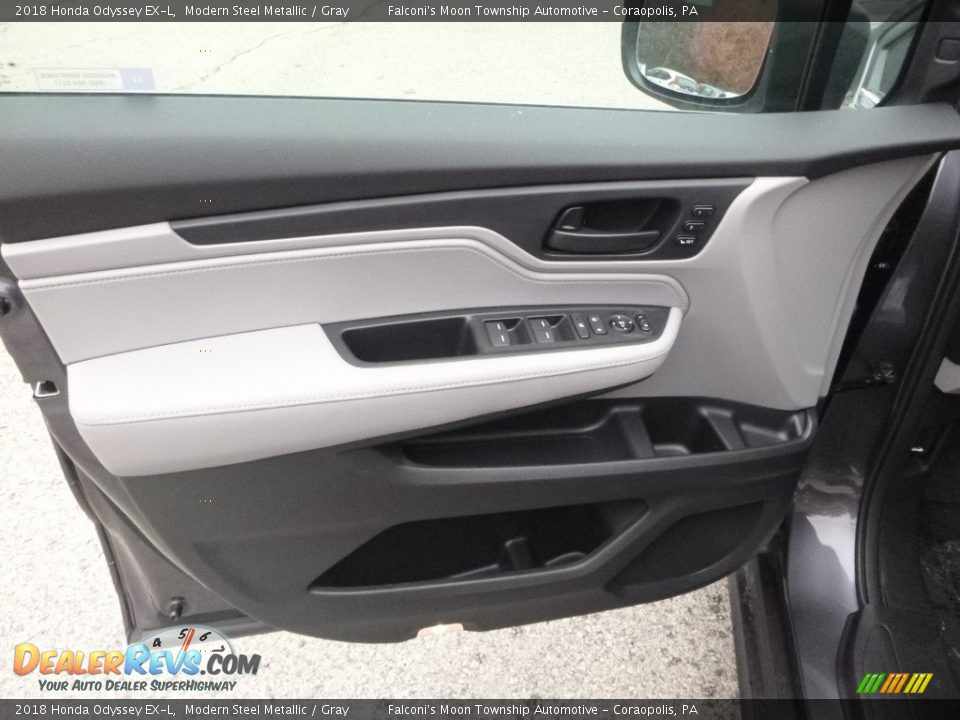 2018 Honda Odyssey EX-L Modern Steel Metallic / Gray Photo #11