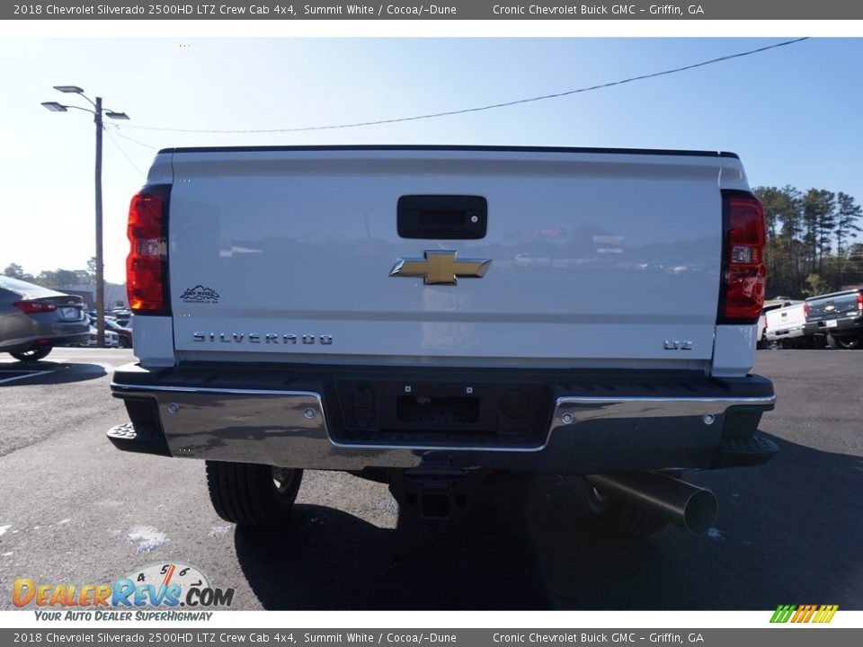 2018 Chevrolet Silverado 2500HD LTZ Crew Cab 4x4 Summit White / Cocoa/­Dune Photo #5