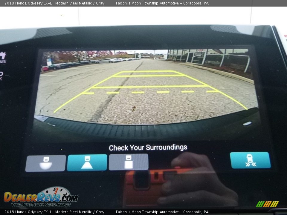 2018 Honda Odyssey EX-L Modern Steel Metallic / Gray Photo #15