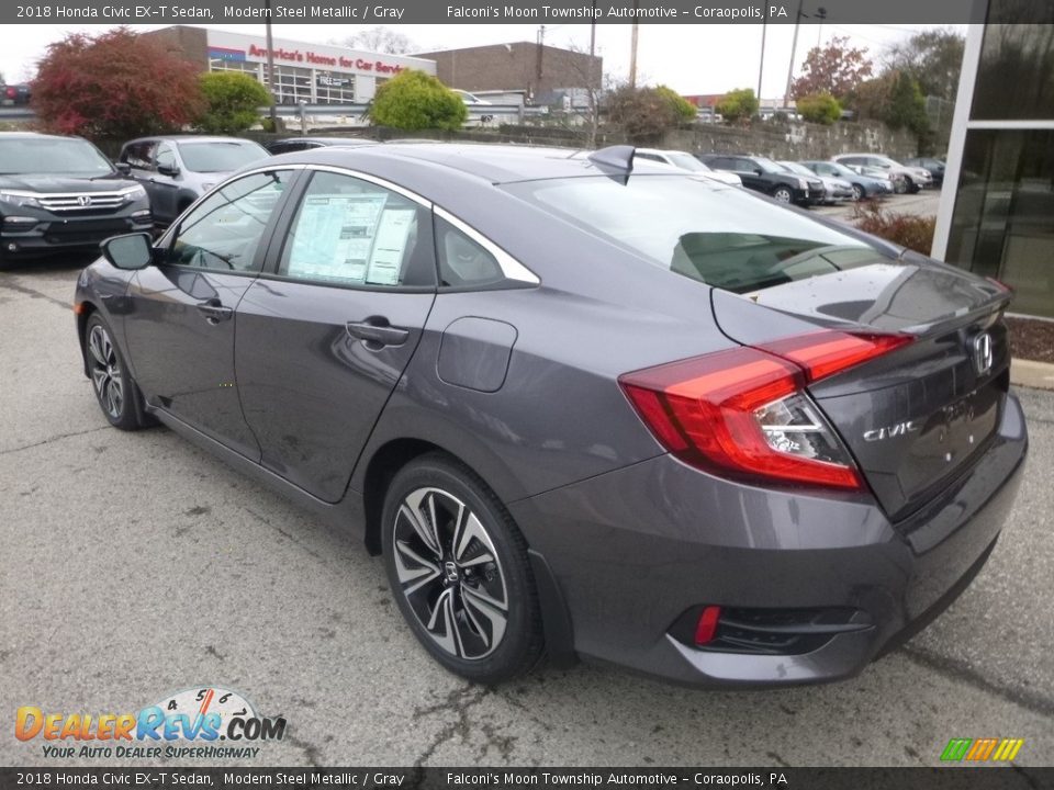 2018 Honda Civic EX-T Sedan Modern Steel Metallic / Gray Photo #2