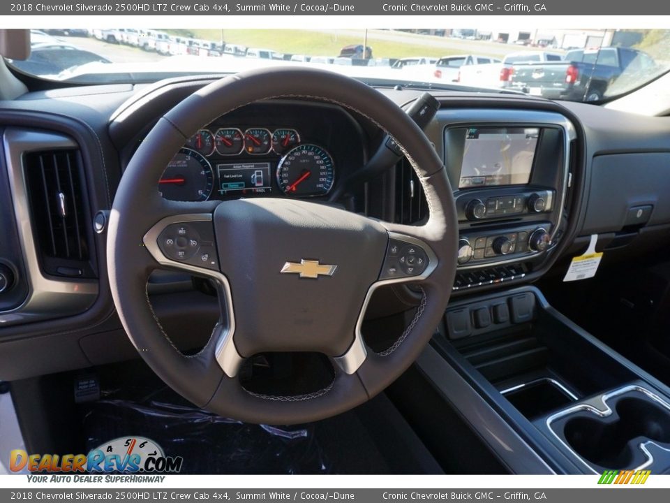 2018 Chevrolet Silverado 2500HD LTZ Crew Cab 4x4 Summit White / Cocoa/­Dune Photo #9