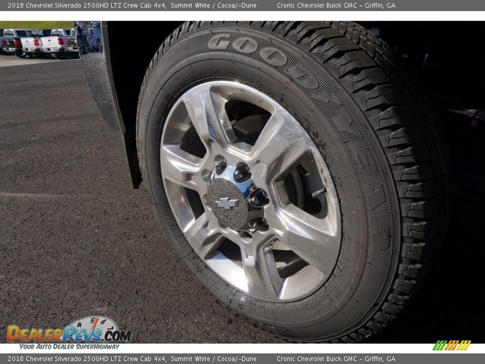 2018 Chevrolet Silverado 2500HD LTZ Crew Cab 4x4 Summit White / Cocoa/­Dune Photo #10
