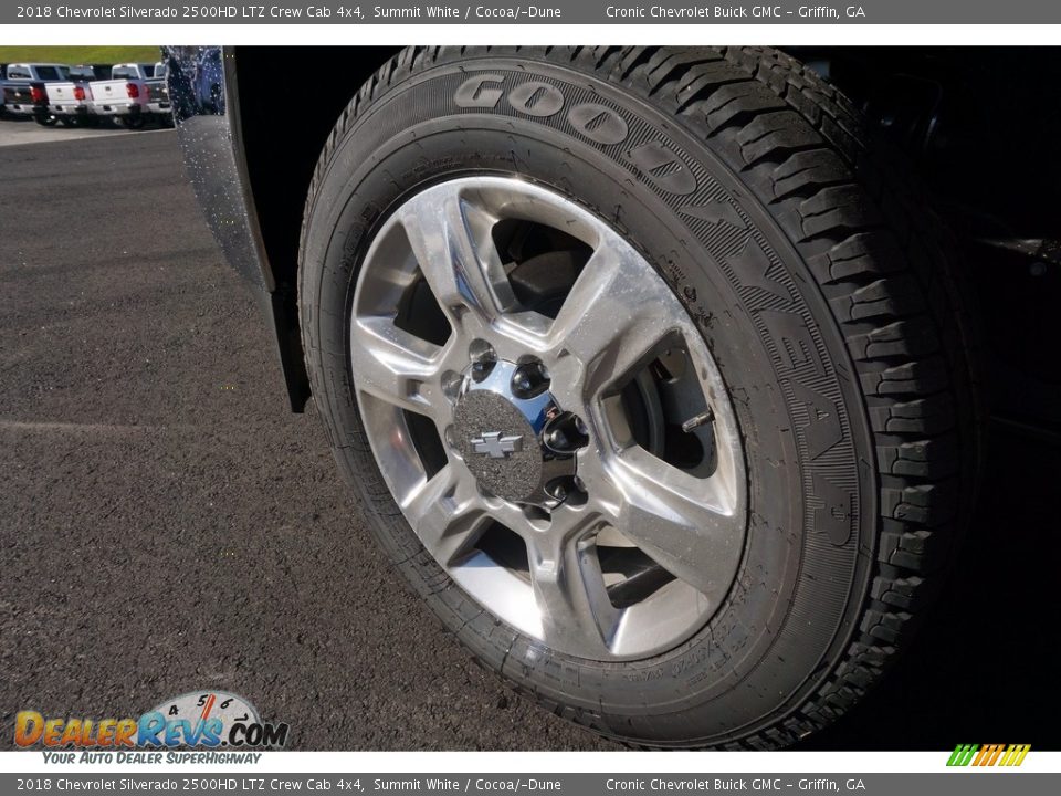 2018 Chevrolet Silverado 2500HD LTZ Crew Cab 4x4 Summit White / Cocoa/­Dune Photo #10