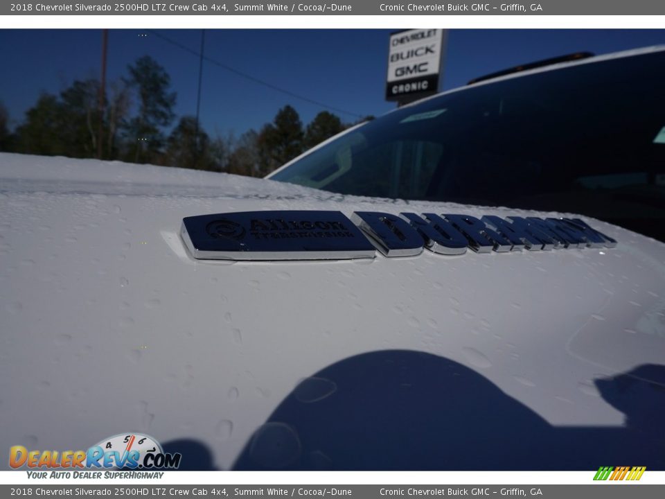 2018 Chevrolet Silverado 2500HD LTZ Crew Cab 4x4 Summit White / Cocoa/­Dune Photo #11