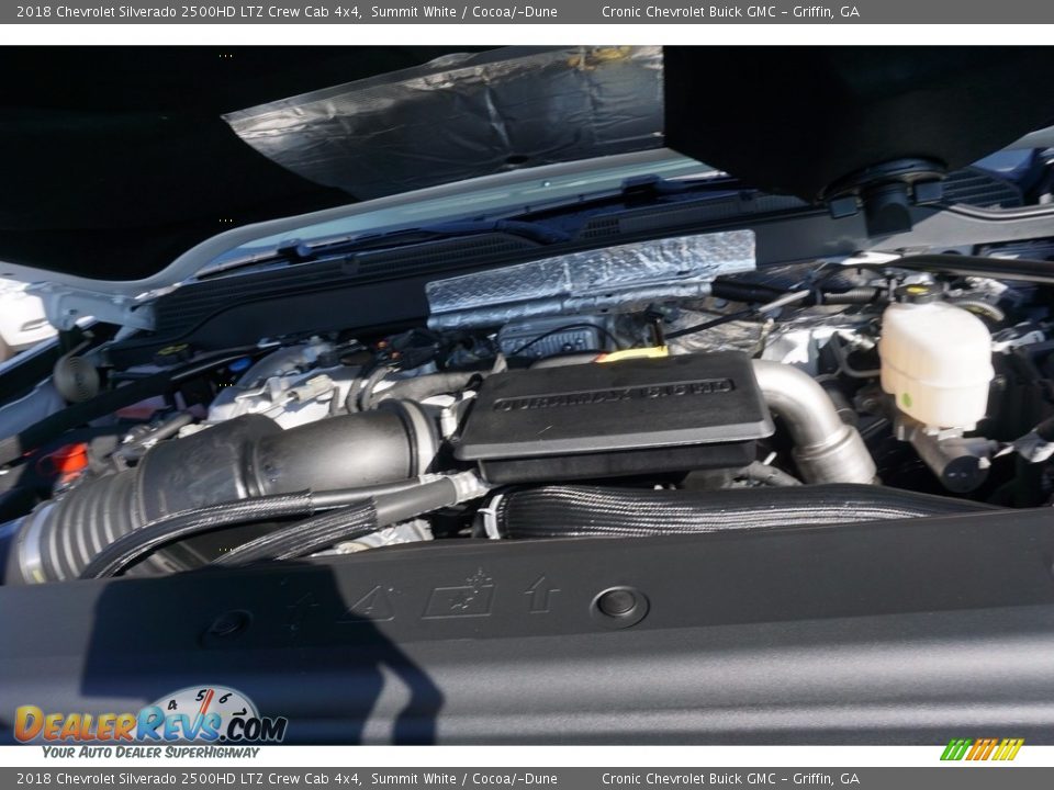 2018 Chevrolet Silverado 2500HD LTZ Crew Cab 4x4 Summit White / Cocoa/­Dune Photo #12