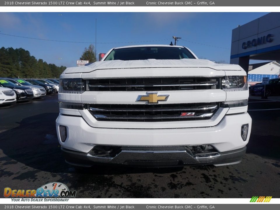 2018 Chevrolet Silverado 1500 LTZ Crew Cab 4x4 Summit White / Jet Black Photo #2