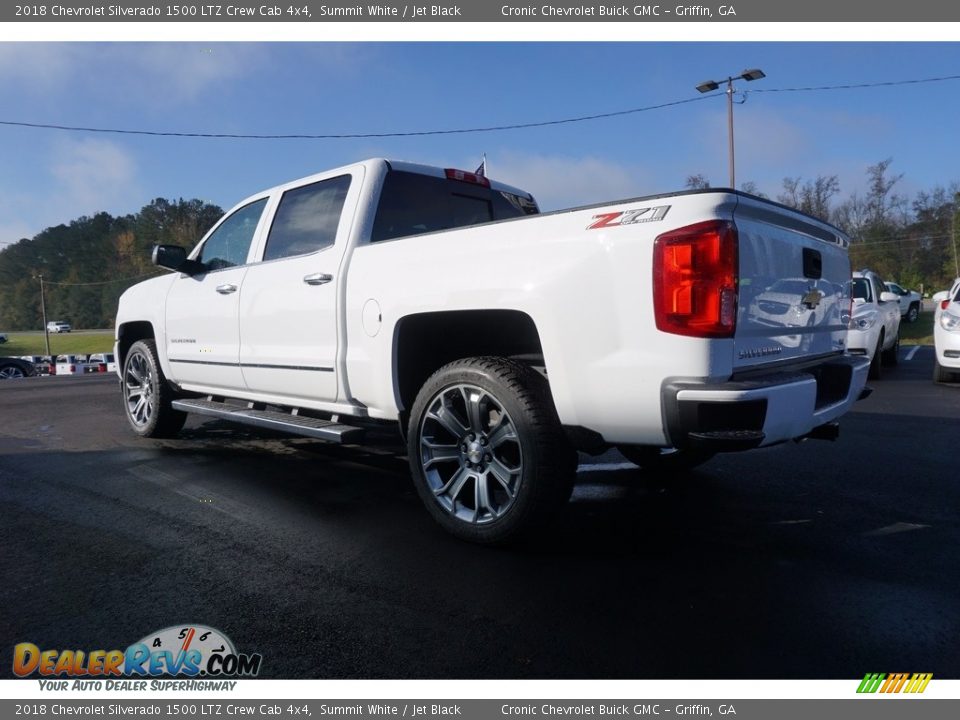 2018 Chevrolet Silverado 1500 LTZ Crew Cab 4x4 Summit White / Jet Black Photo #4