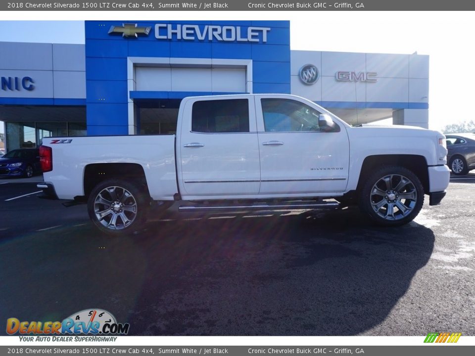 2018 Chevrolet Silverado 1500 LTZ Crew Cab 4x4 Summit White / Jet Black Photo #7