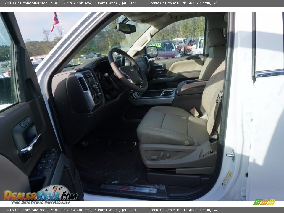 2018 Chevrolet Silverado 1500 LTZ Crew Cab 4x4 Summit White / Jet Black Photo #8