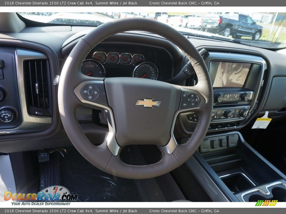 2018 Chevrolet Silverado 1500 LTZ Crew Cab 4x4 Summit White / Jet Black Photo #9