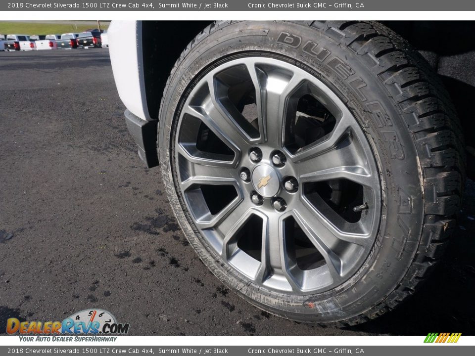 2018 Chevrolet Silverado 1500 LTZ Crew Cab 4x4 Summit White / Jet Black Photo #10