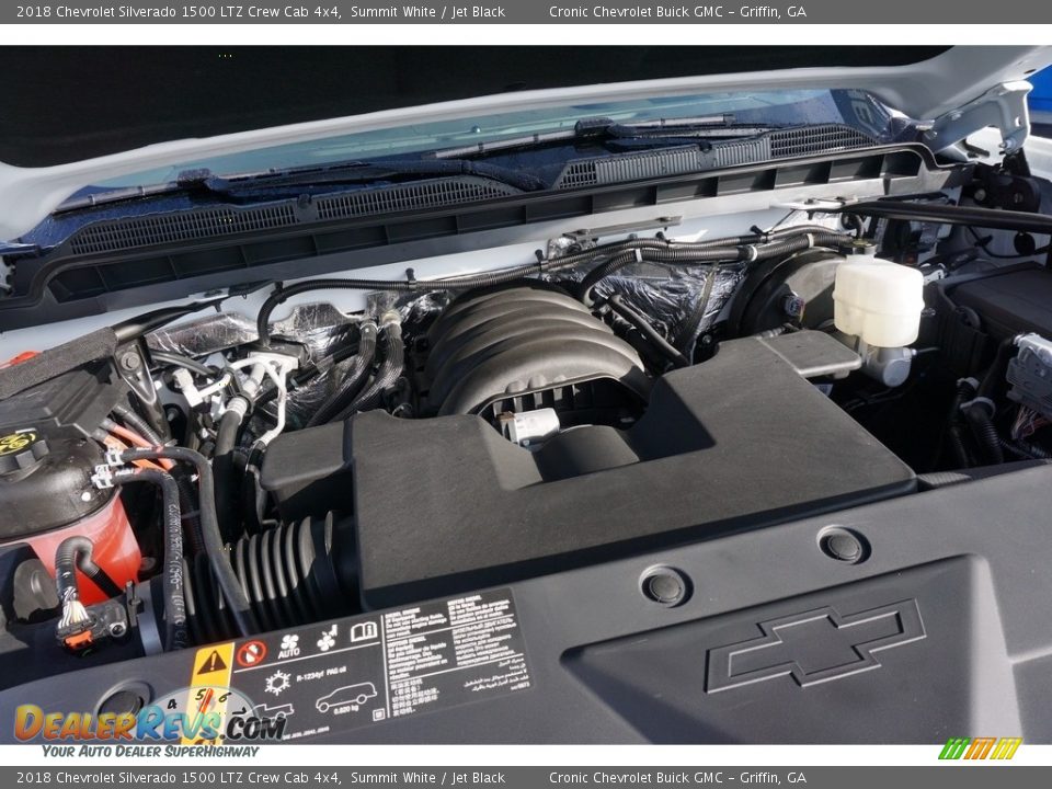 2018 Chevrolet Silverado 1500 LTZ Crew Cab 4x4 Summit White / Jet Black Photo #11