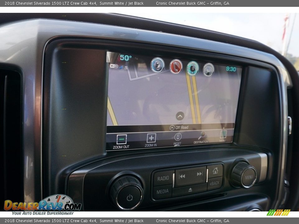 2018 Chevrolet Silverado 1500 LTZ Crew Cab 4x4 Summit White / Jet Black Photo #12