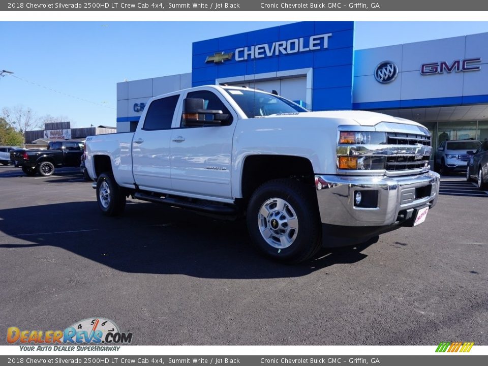 2018 Chevrolet Silverado 2500HD LT Crew Cab 4x4 Summit White / Jet Black Photo #1