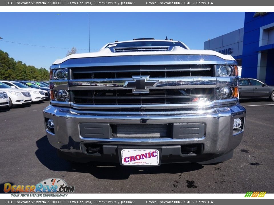 2018 Chevrolet Silverado 2500HD LT Crew Cab 4x4 Summit White / Jet Black Photo #2