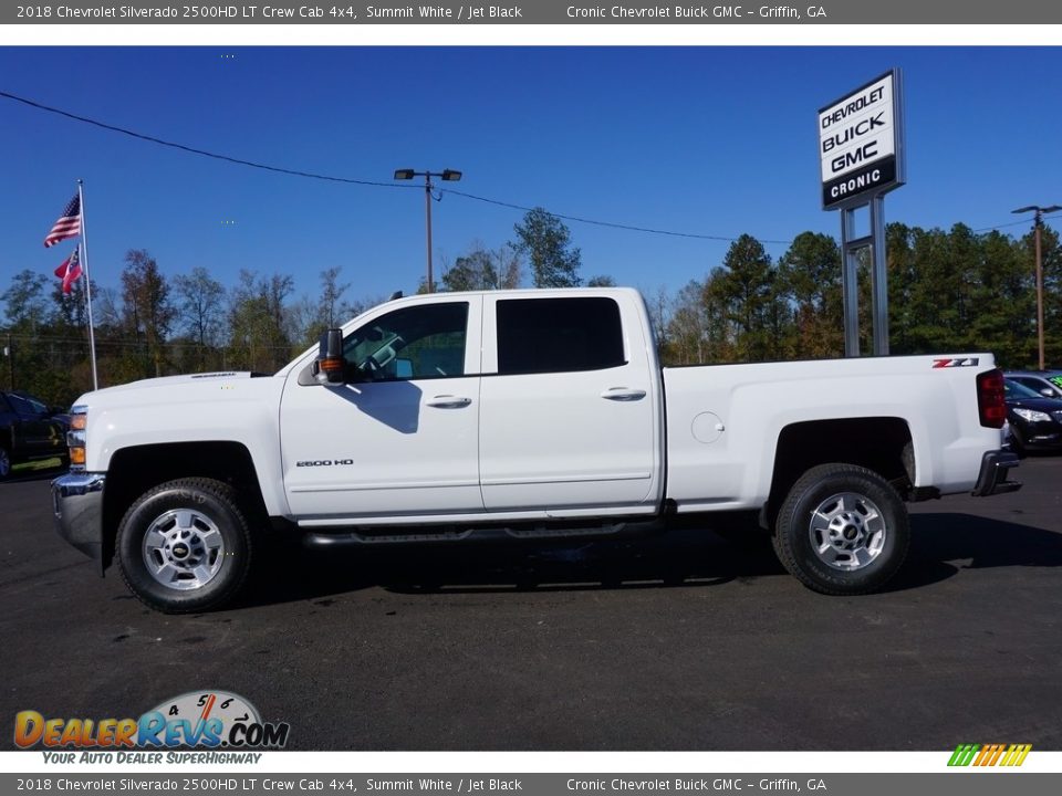 2018 Chevrolet Silverado 2500HD LT Crew Cab 4x4 Summit White / Jet Black Photo #4
