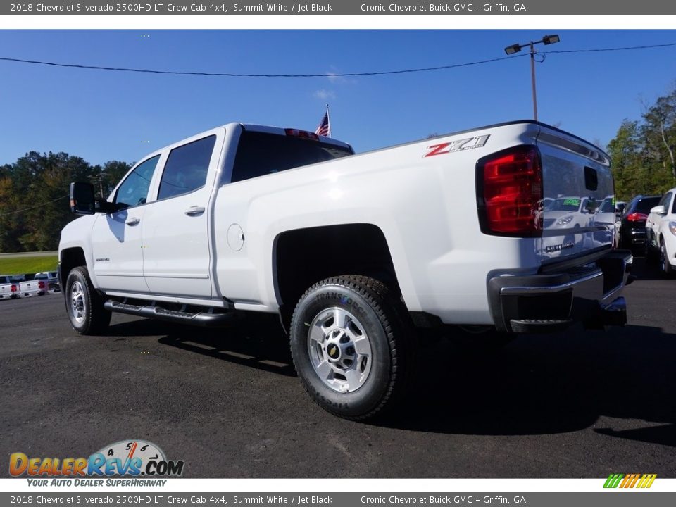 2018 Chevrolet Silverado 2500HD LT Crew Cab 4x4 Summit White / Jet Black Photo #5