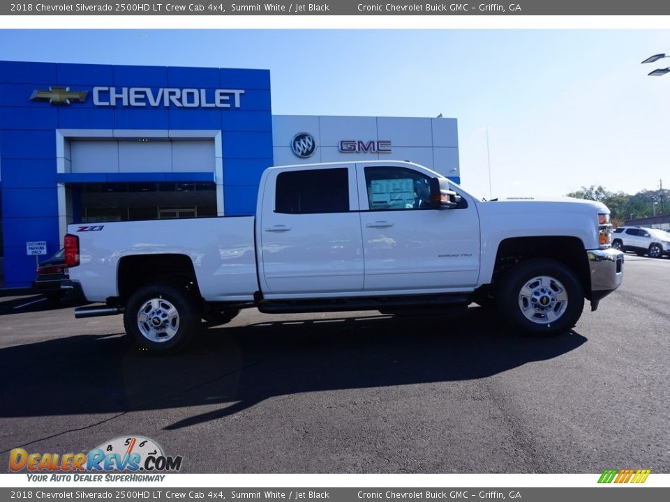 2018 Chevrolet Silverado 2500HD LT Crew Cab 4x4 Summit White / Jet Black Photo #8