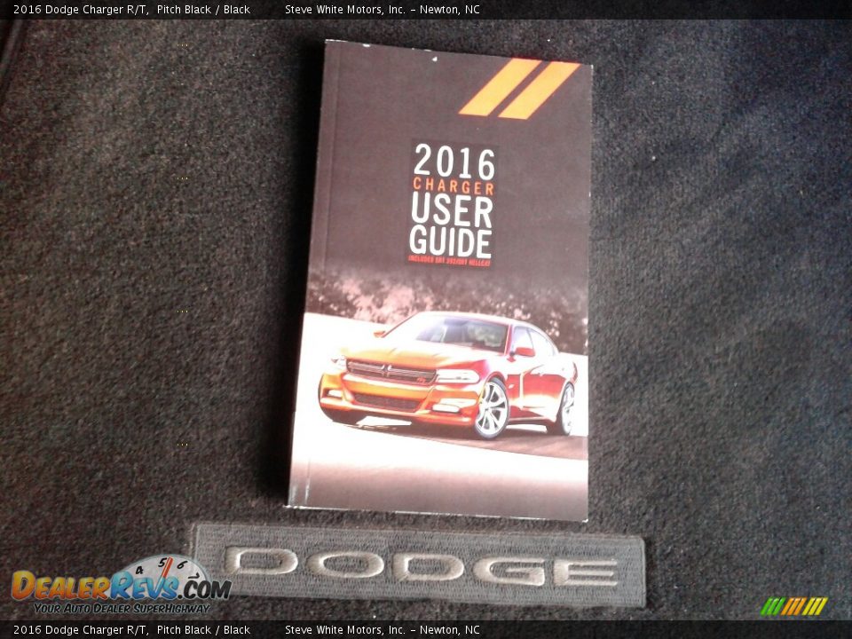 2016 Dodge Charger R/T Pitch Black / Black Photo #32