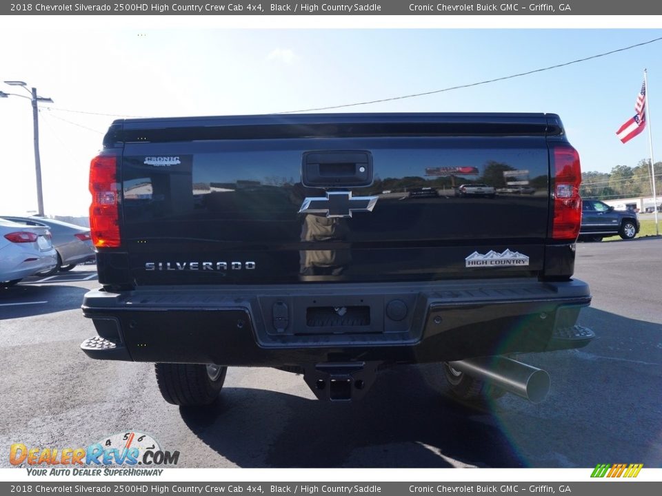 2018 Chevrolet Silverado 2500HD High Country Crew Cab 4x4 Black / High Country Saddle Photo #5