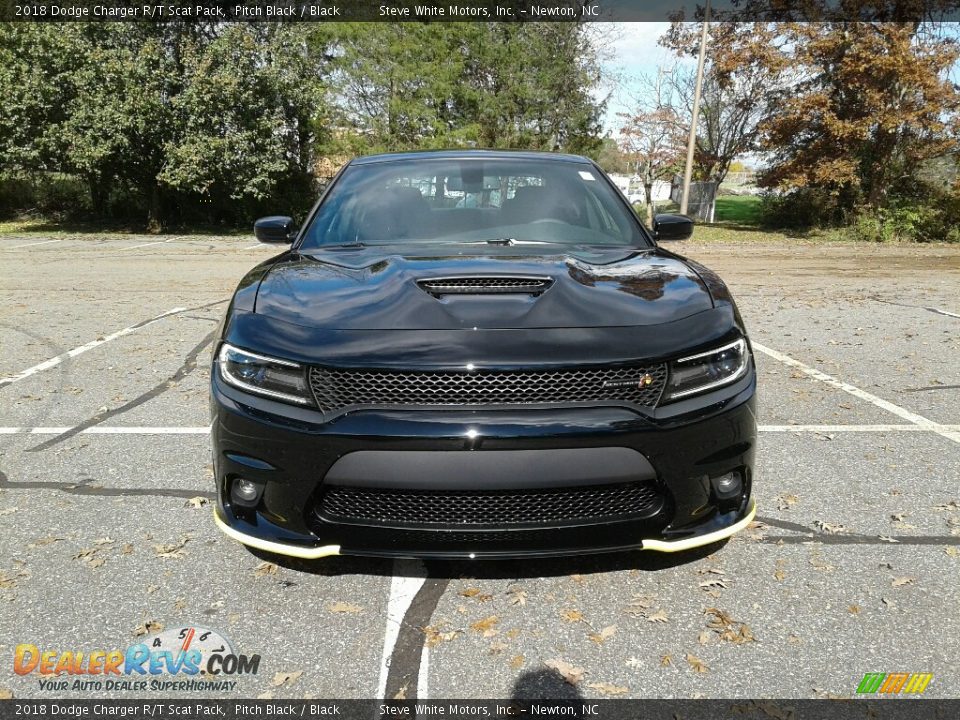 2018 Dodge Charger R/T Scat Pack Pitch Black / Black Photo #3