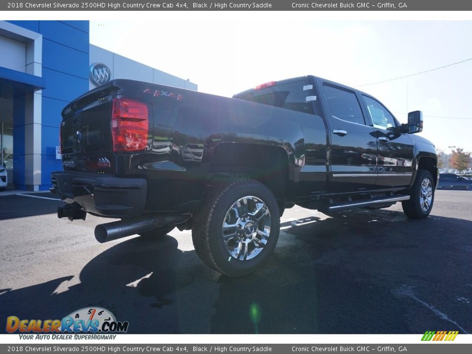 2018 Chevrolet Silverado 2500HD High Country Crew Cab 4x4 Black / High Country Saddle Photo #6