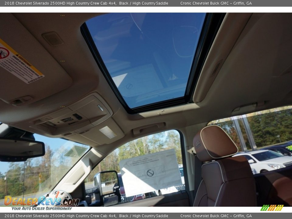 2018 Chevrolet Silverado 2500HD High Country Crew Cab 4x4 Black / High Country Saddle Photo #10