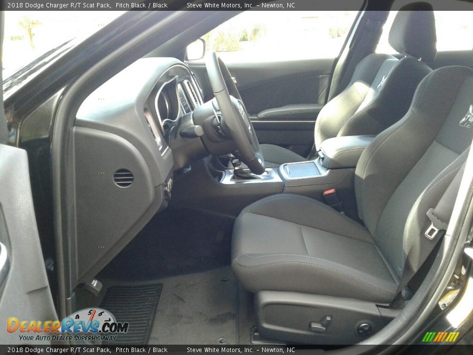 2018 Dodge Charger R/T Scat Pack Pitch Black / Black Photo #9