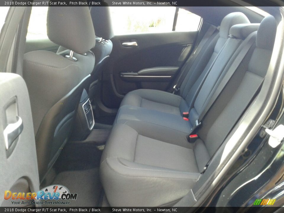 2018 Dodge Charger R/T Scat Pack Pitch Black / Black Photo #10