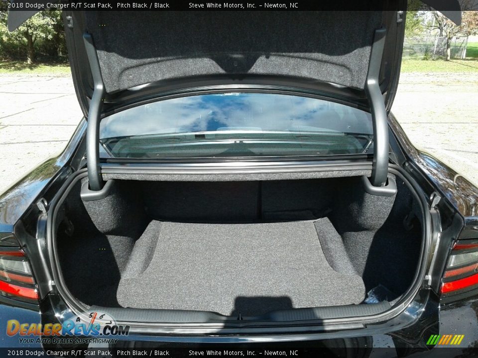 2018 Dodge Charger R/T Scat Pack Pitch Black / Black Photo #11