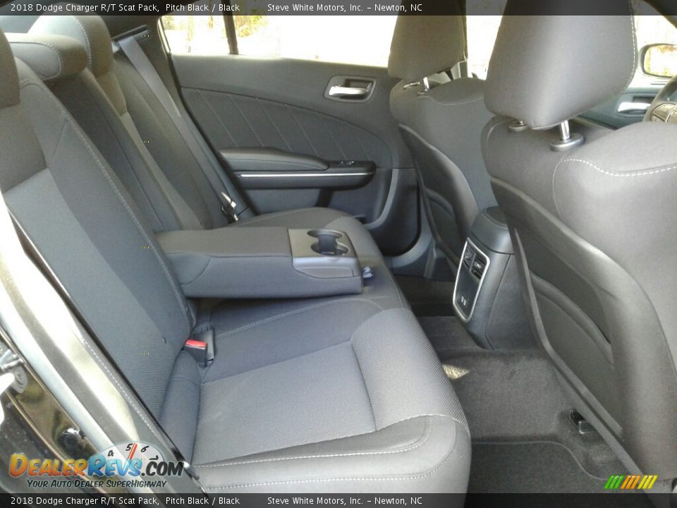 2018 Dodge Charger R/T Scat Pack Pitch Black / Black Photo #12