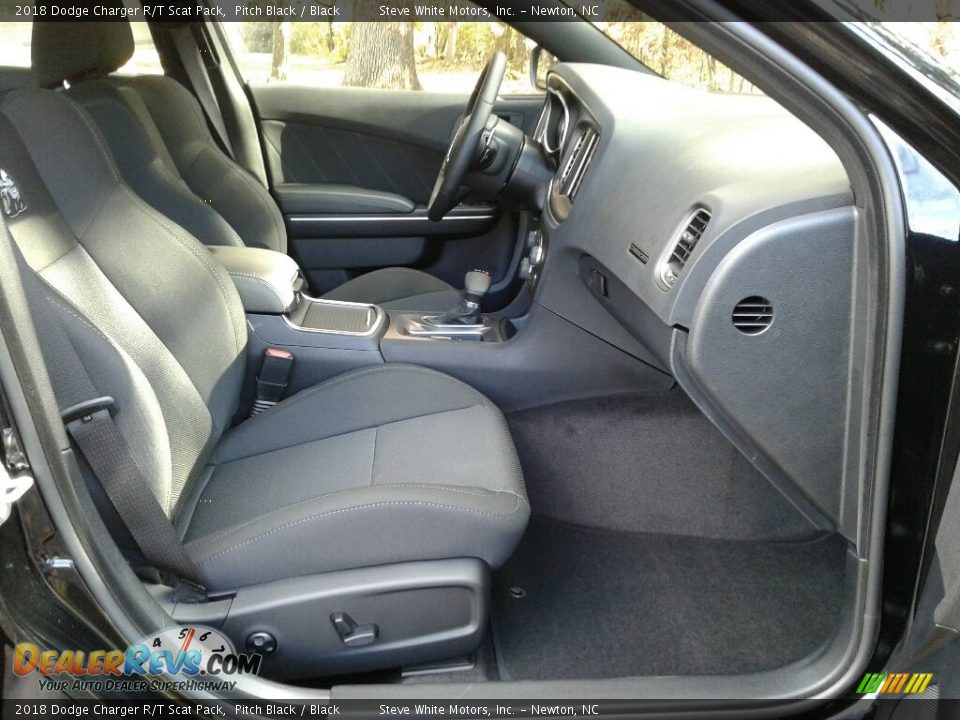 2018 Dodge Charger R/T Scat Pack Pitch Black / Black Photo #13