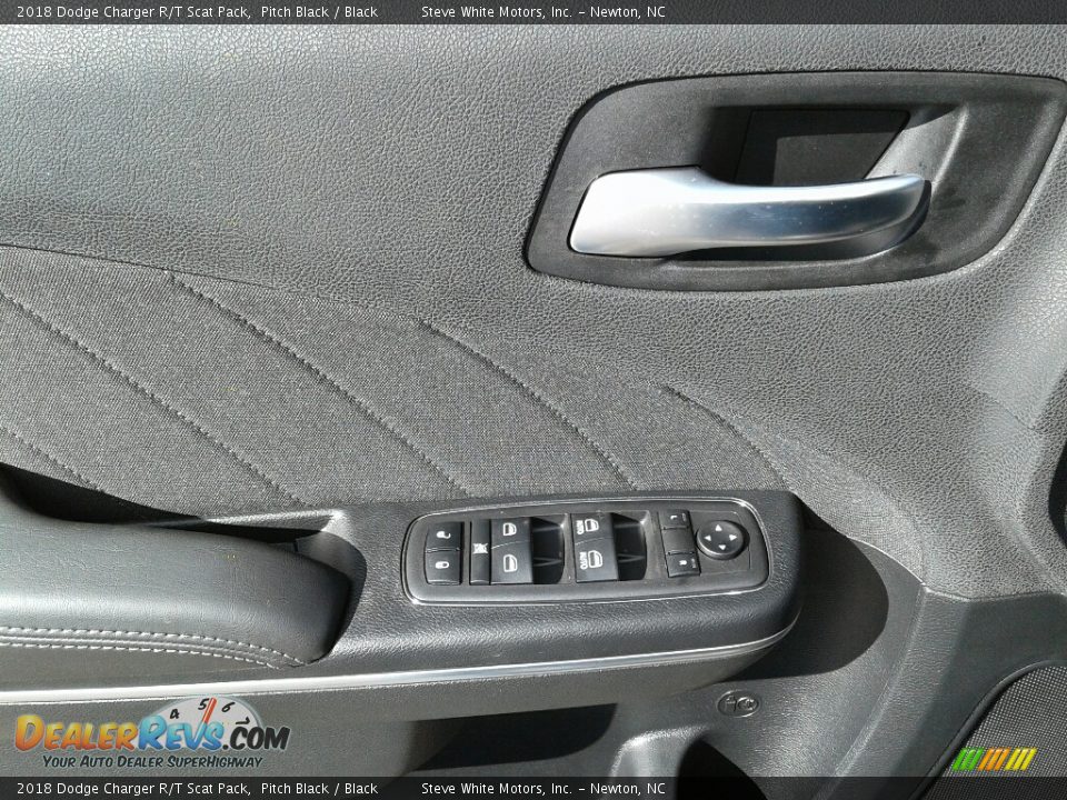 2018 Dodge Charger R/T Scat Pack Pitch Black / Black Photo #14
