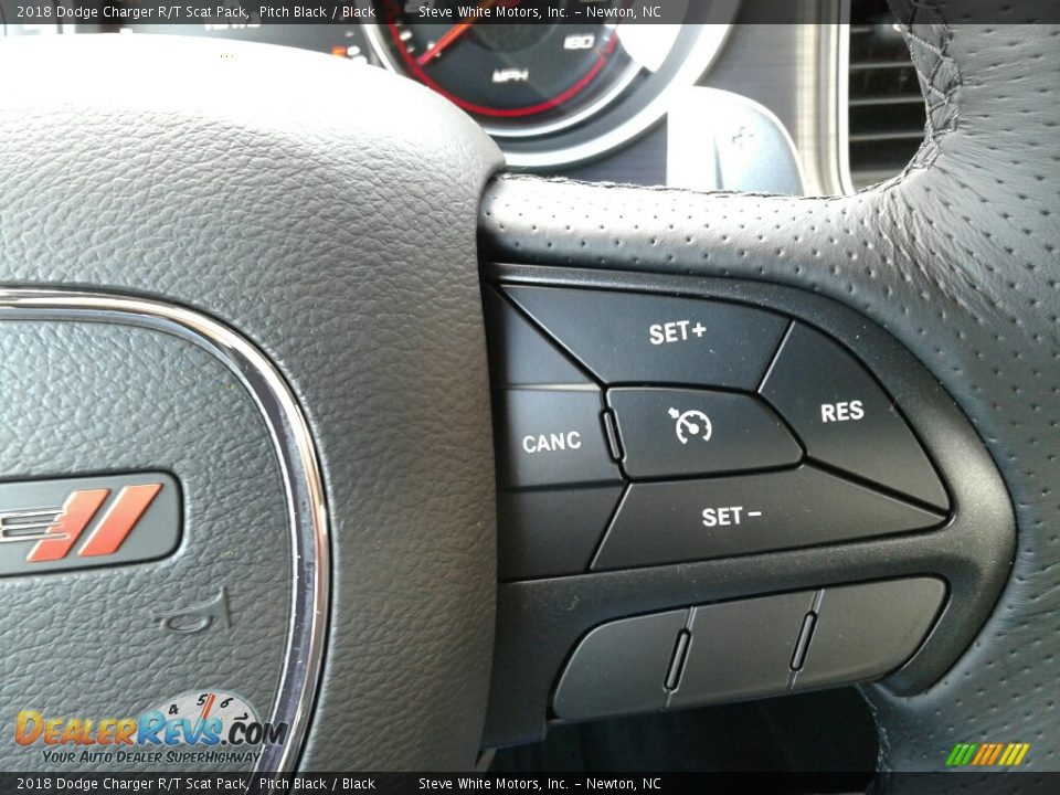 2018 Dodge Charger R/T Scat Pack Pitch Black / Black Photo #17