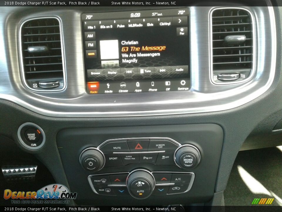 2018 Dodge Charger R/T Scat Pack Pitch Black / Black Photo #19