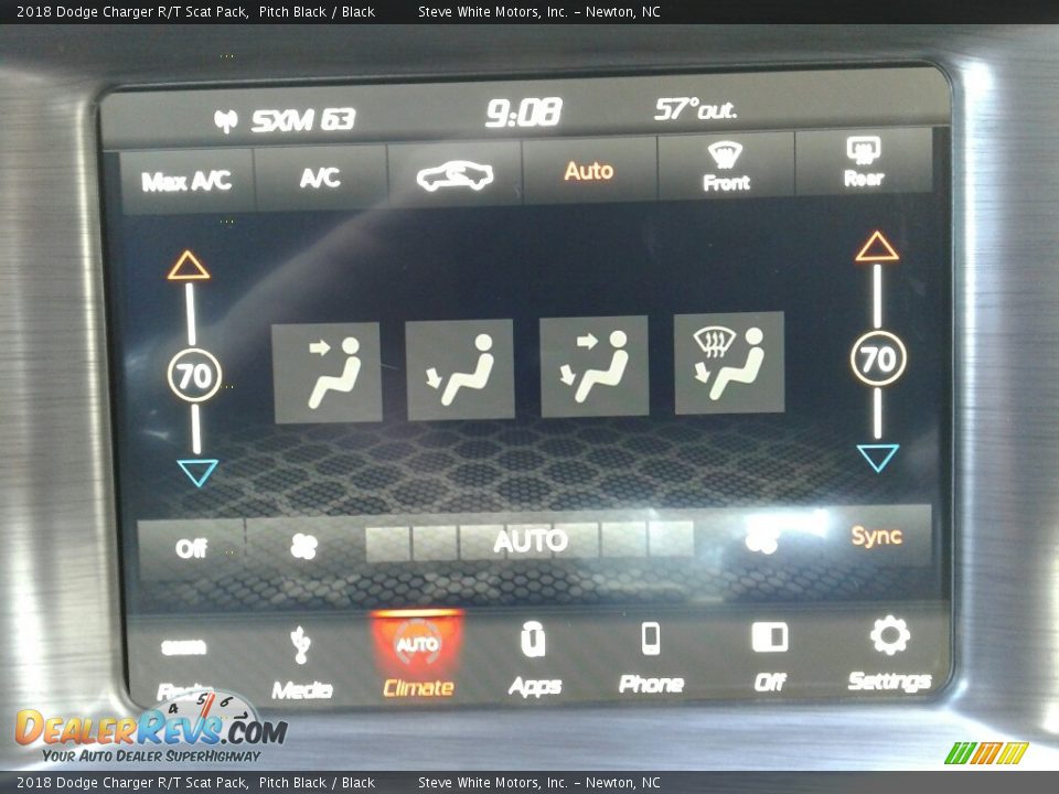 2018 Dodge Charger R/T Scat Pack Pitch Black / Black Photo #21