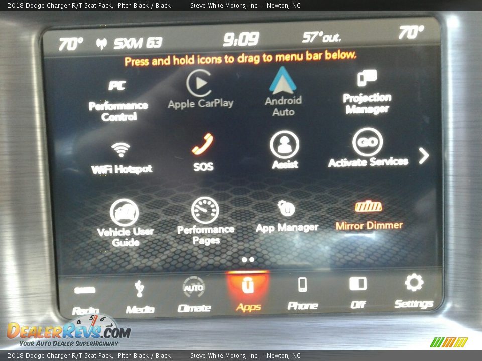 2018 Dodge Charger R/T Scat Pack Pitch Black / Black Photo #22